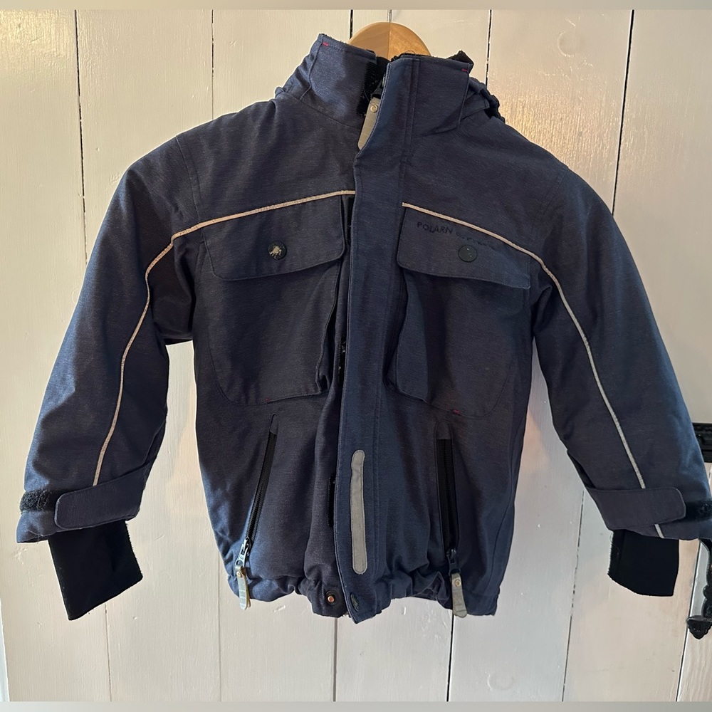 Boys Navy Blue Polarn O Pyret winter jacket size 2-3 / 98